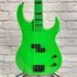 Used:  Dean Guitars Custom Zone 4-String Bass - Nuclear Green