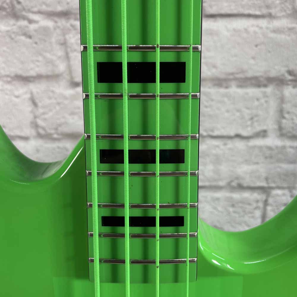 Used:  Dean Guitars Custom Zone 4-String Bass - Nuclear Green