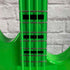 Used:  Dean Guitars Custom Zone 4-String Bass - Nuclear Green