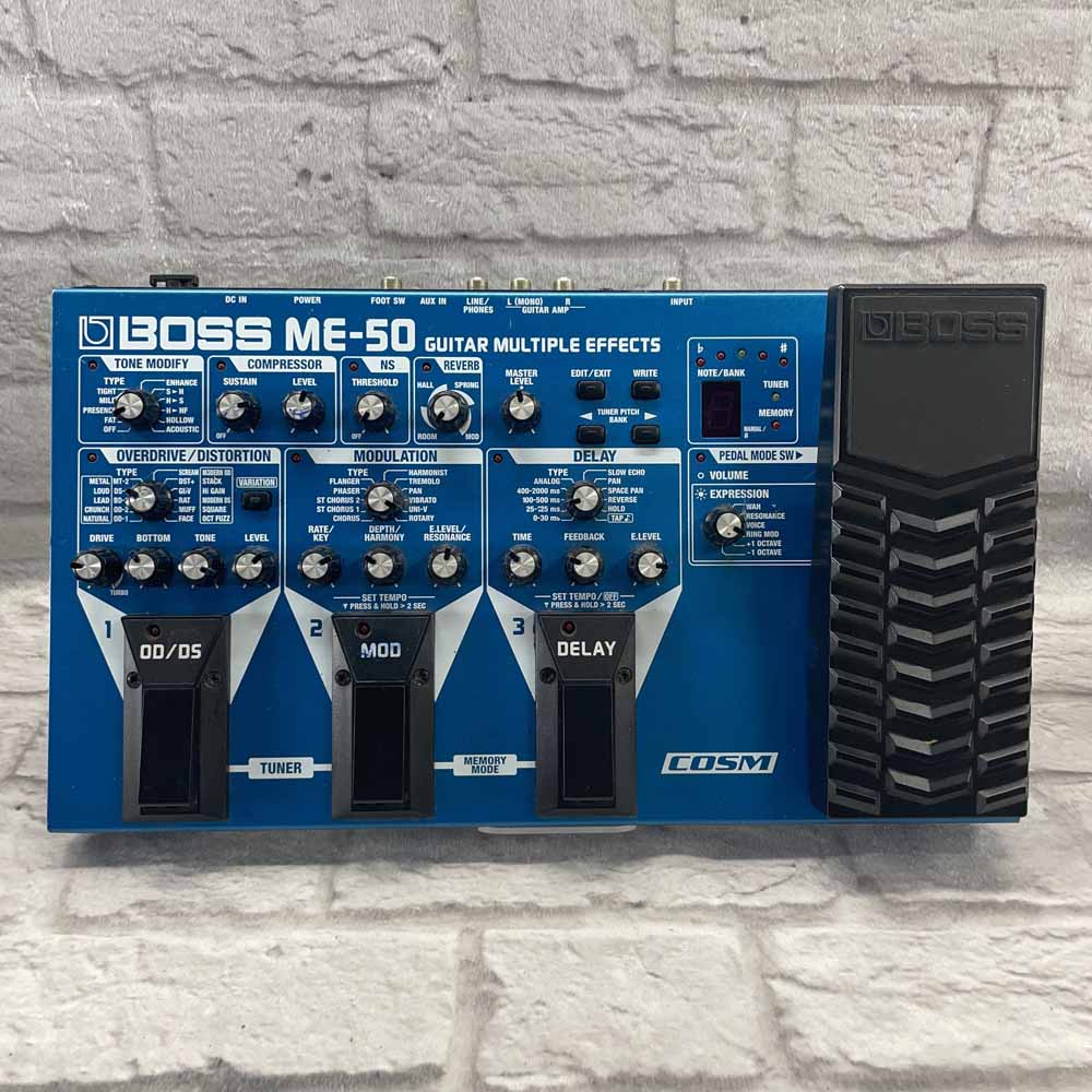 Used:  Boss ME-50 Guitar Multiple Effects