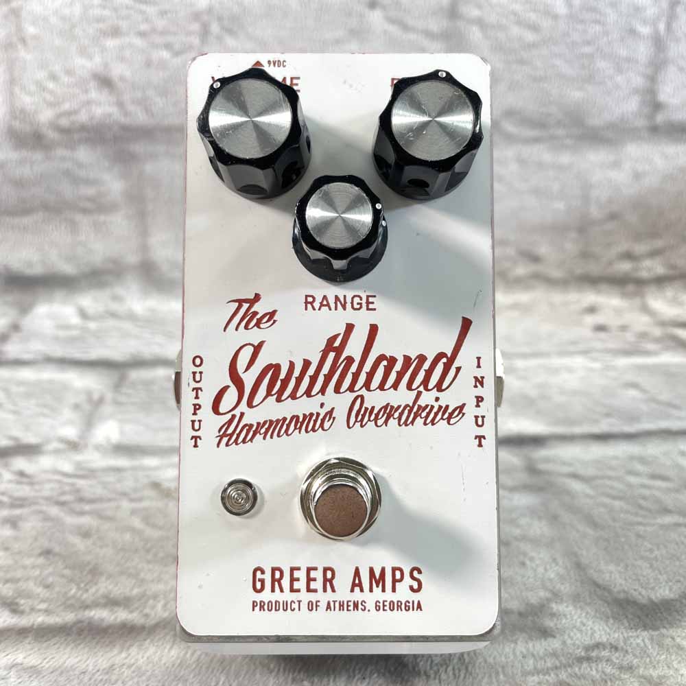 Used:  Greer Amps Southland Harmonic Overdrive Pedal