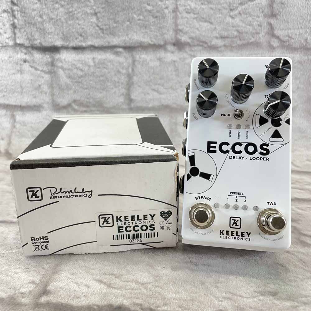 Used:  Keeley Eccos Delay/Looper Pedal