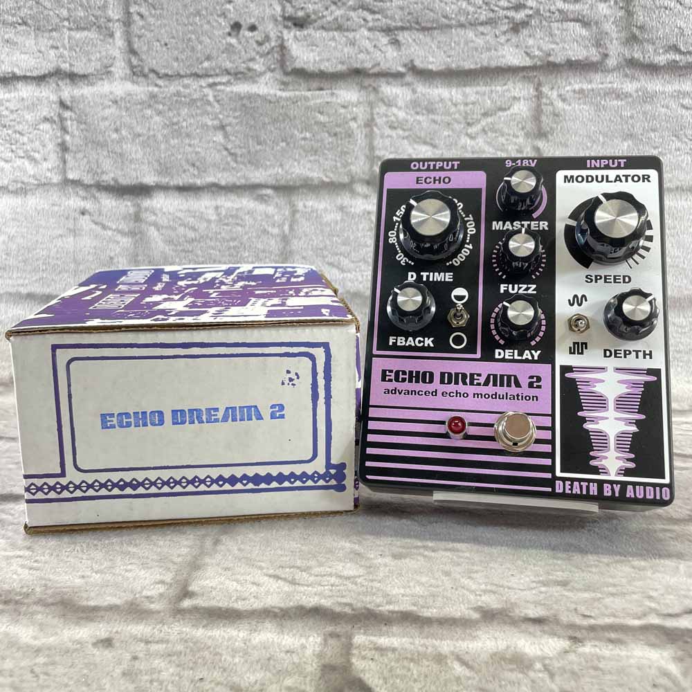 Used:  Death by Audio Echo Dream 2 Advanced Echo Modulation Pedal