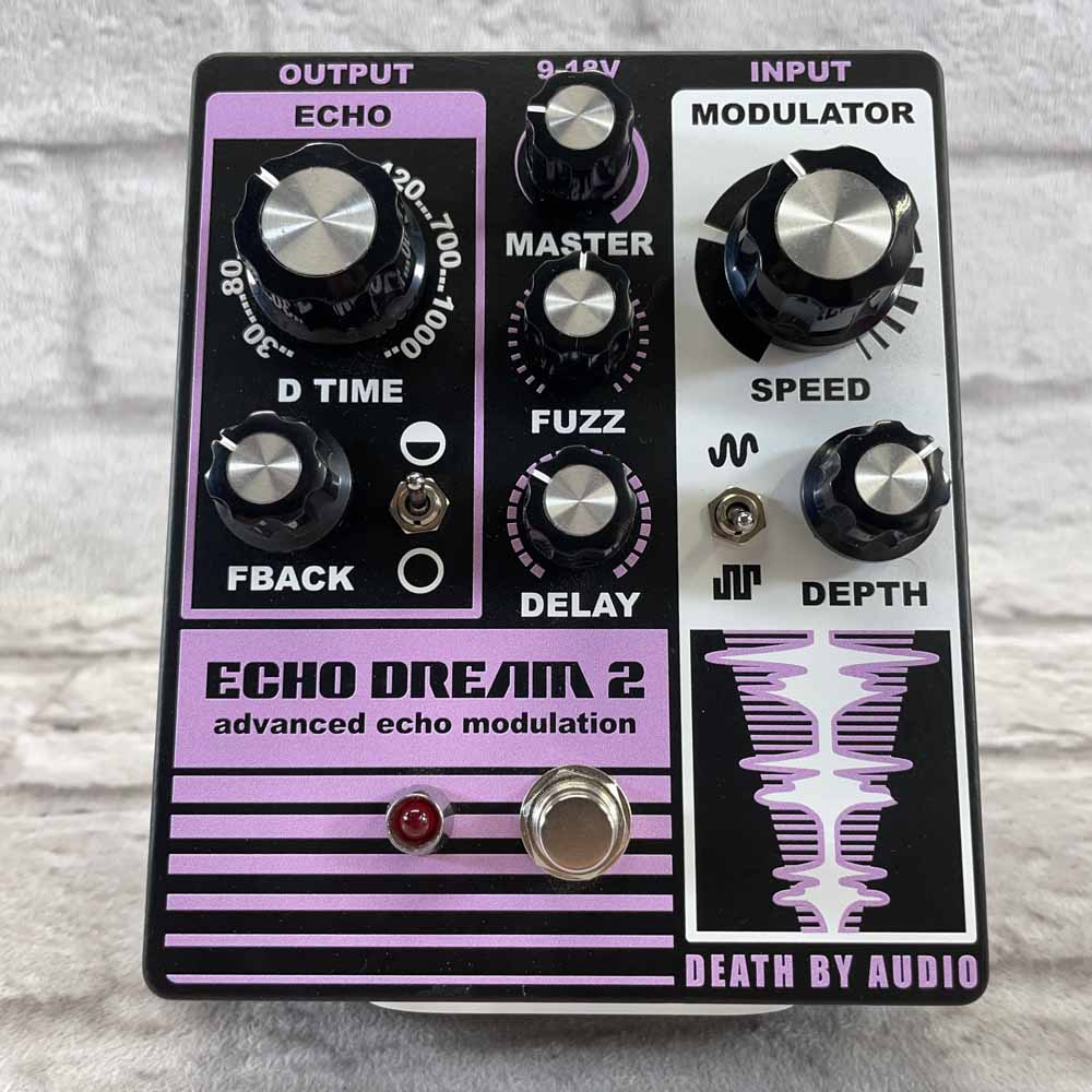 Used:  Death by Audio Echo Dream 2 Advanced Echo Modulation Pedal