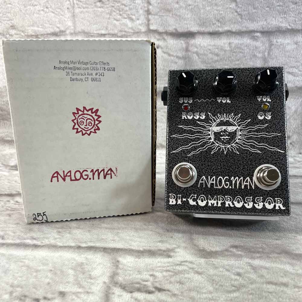 Used:  Analogman BI Compressor Pedal