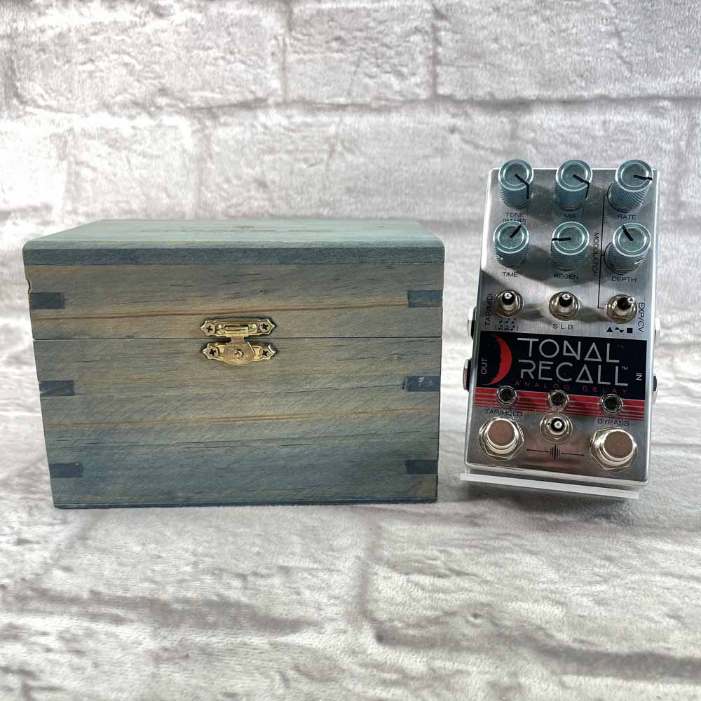 Used:  Chase Bliss Audio Tonal Recall Analog Delay Pedal