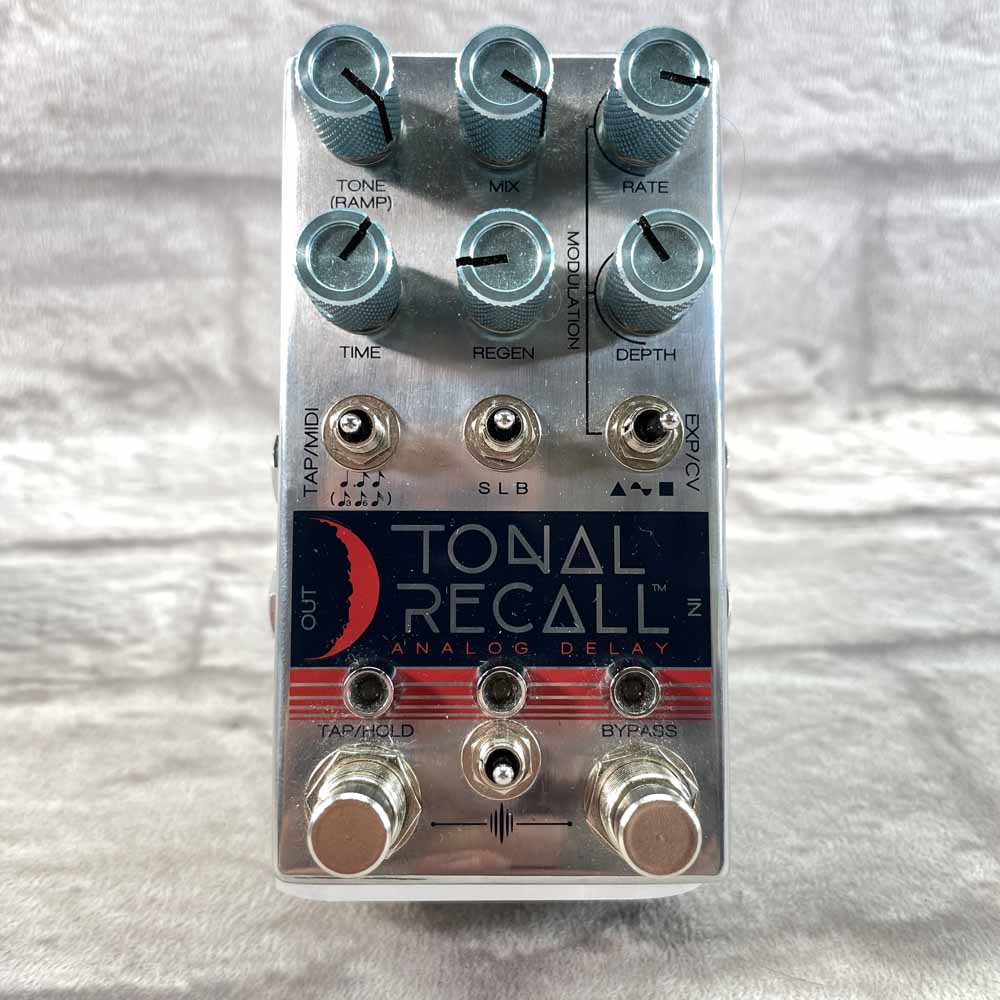 Used:  Chase Bliss Audio Tonal Recall Analog Delay Pedal