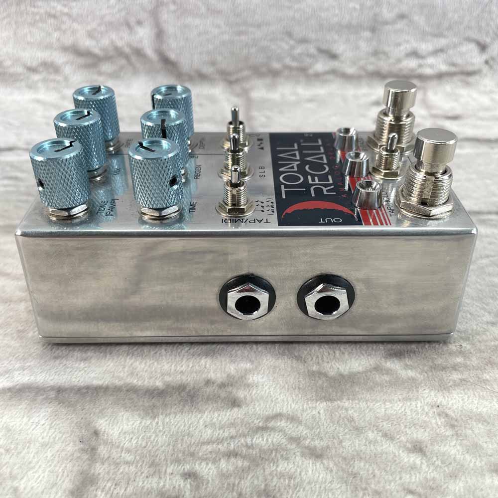 Used:  Chase Bliss Audio Tonal Recall Analog Delay Pedal