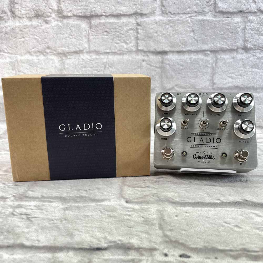 Used:  Cornerstone Music Gear Gladio Double Preamp Pedal