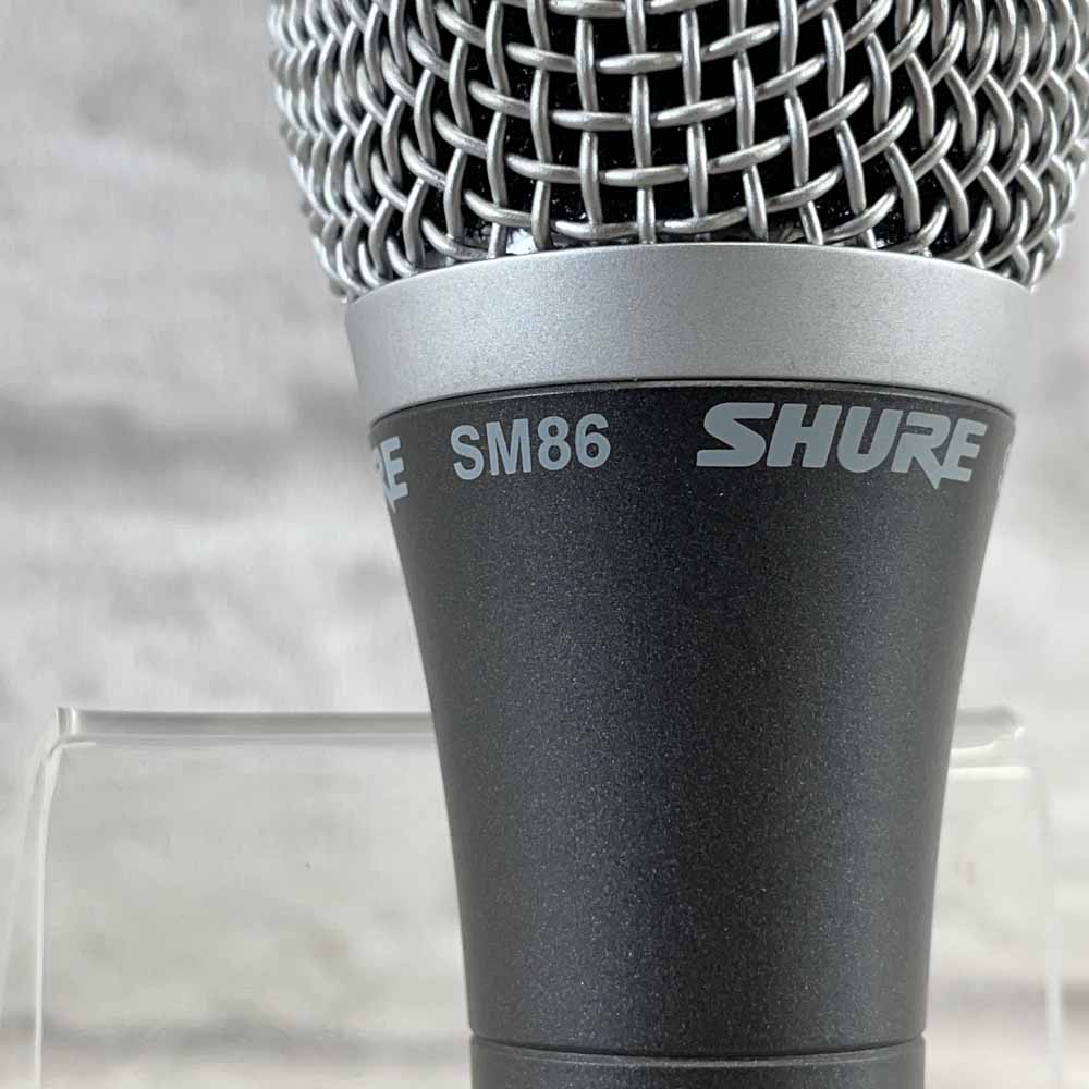 Used:  Shure SM86 Microphone