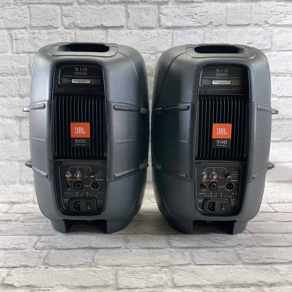 Used:  JBL Eon 500 PA Speakers (Pair)