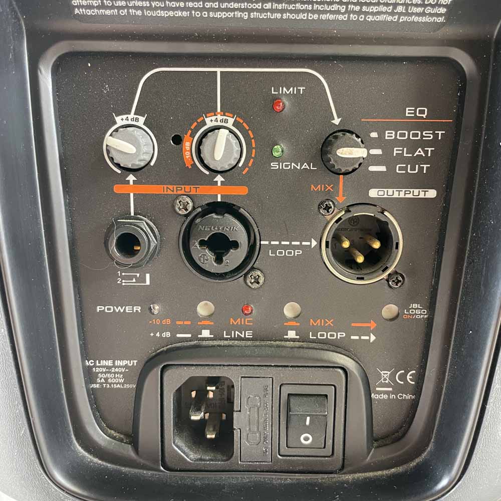 Used:  JBL Eon 500 PA Speakers (Pair)