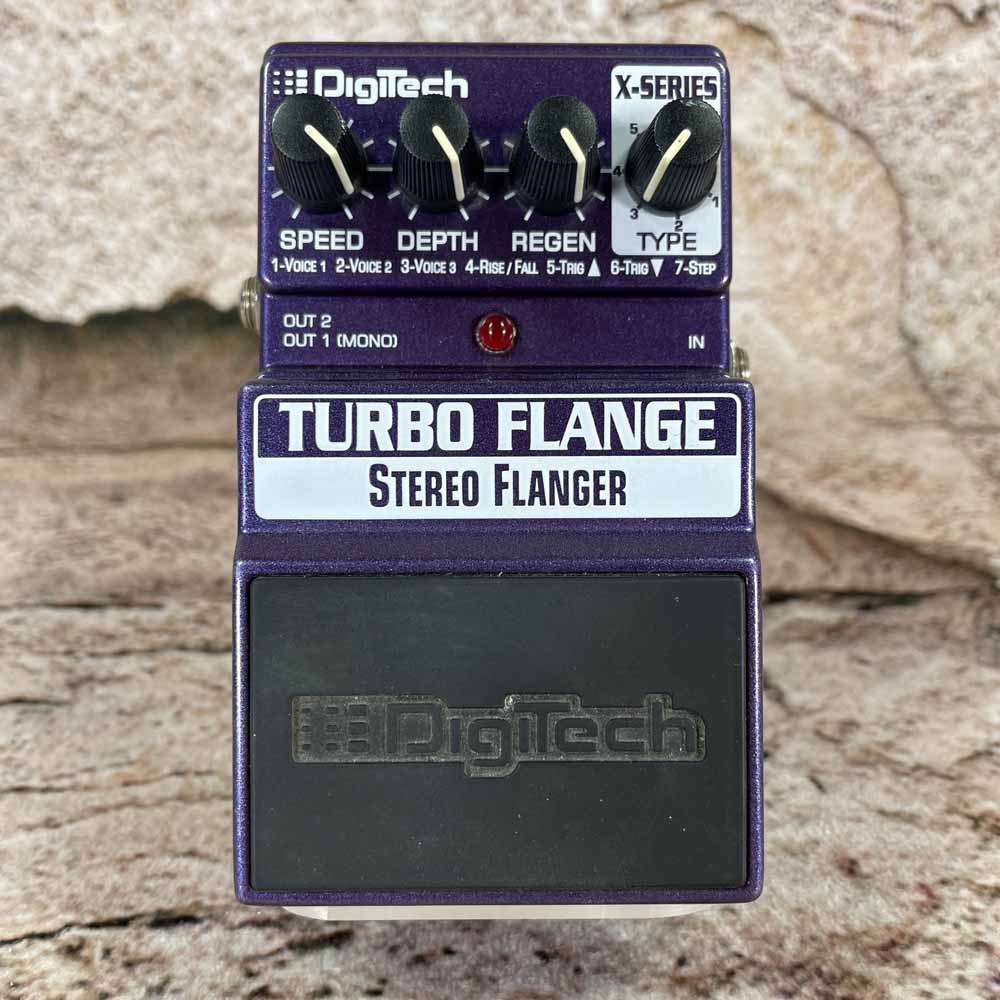 Used:  DigiTech Turbo Flange Stereo Flanger Pedal