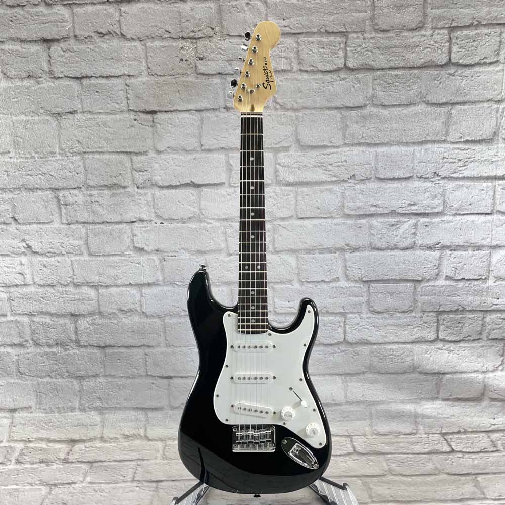 Used:  Squier Mini Stratocaster Electric Guitar - Black