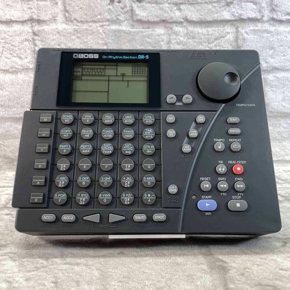 Used:  Boss DR-5 Dr. Rhythm Section