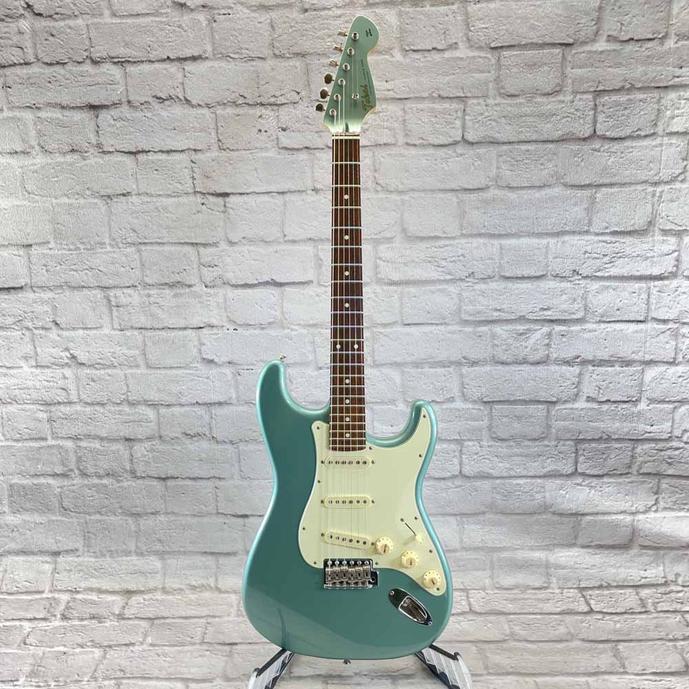 Used:   Tokai AST96 Stratocaster Electric Guitar - Turquoise Ocean Metallic