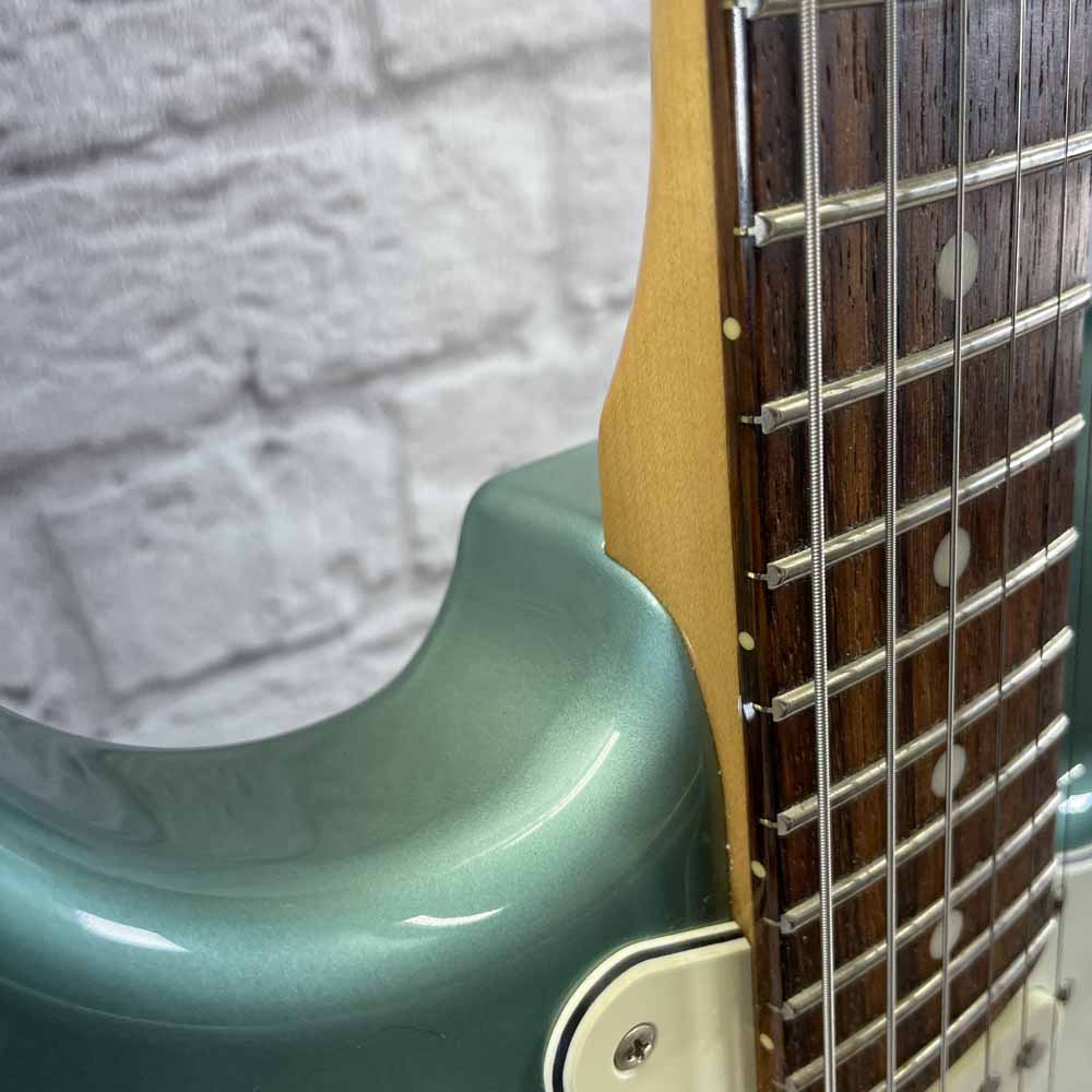 Used:   Tokai AST96 Stratocaster Electric Guitar - Turquoise Ocean Metallic