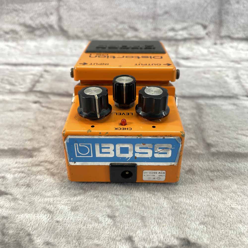 Used:  Boss 1990 DS-1  Distortion Pedal - Black Label
