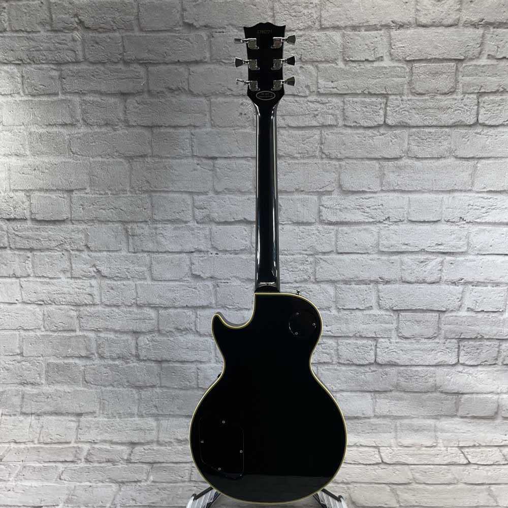 Used:   Greco 1977 EG600 Les Paul Deluxe Style Electric Guitar - Black