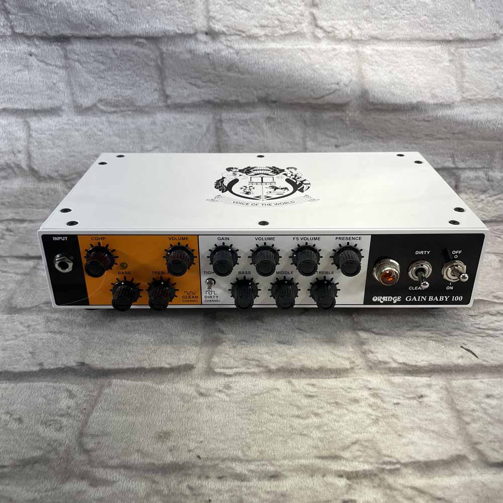 Used:  Orange Gain Baby 100 2-Channel 100-Watt Guitar Amp Head