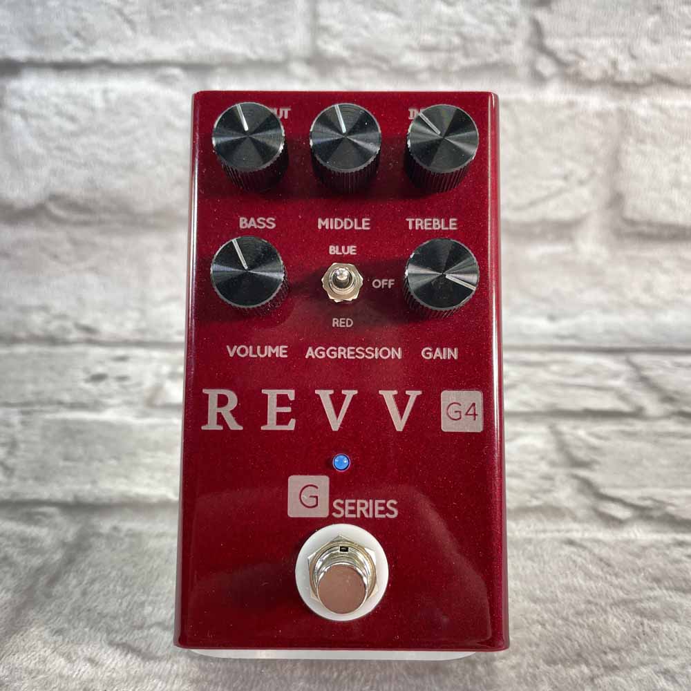 Used:  REVV Amplification G4 Red Channel Distortion Pedal