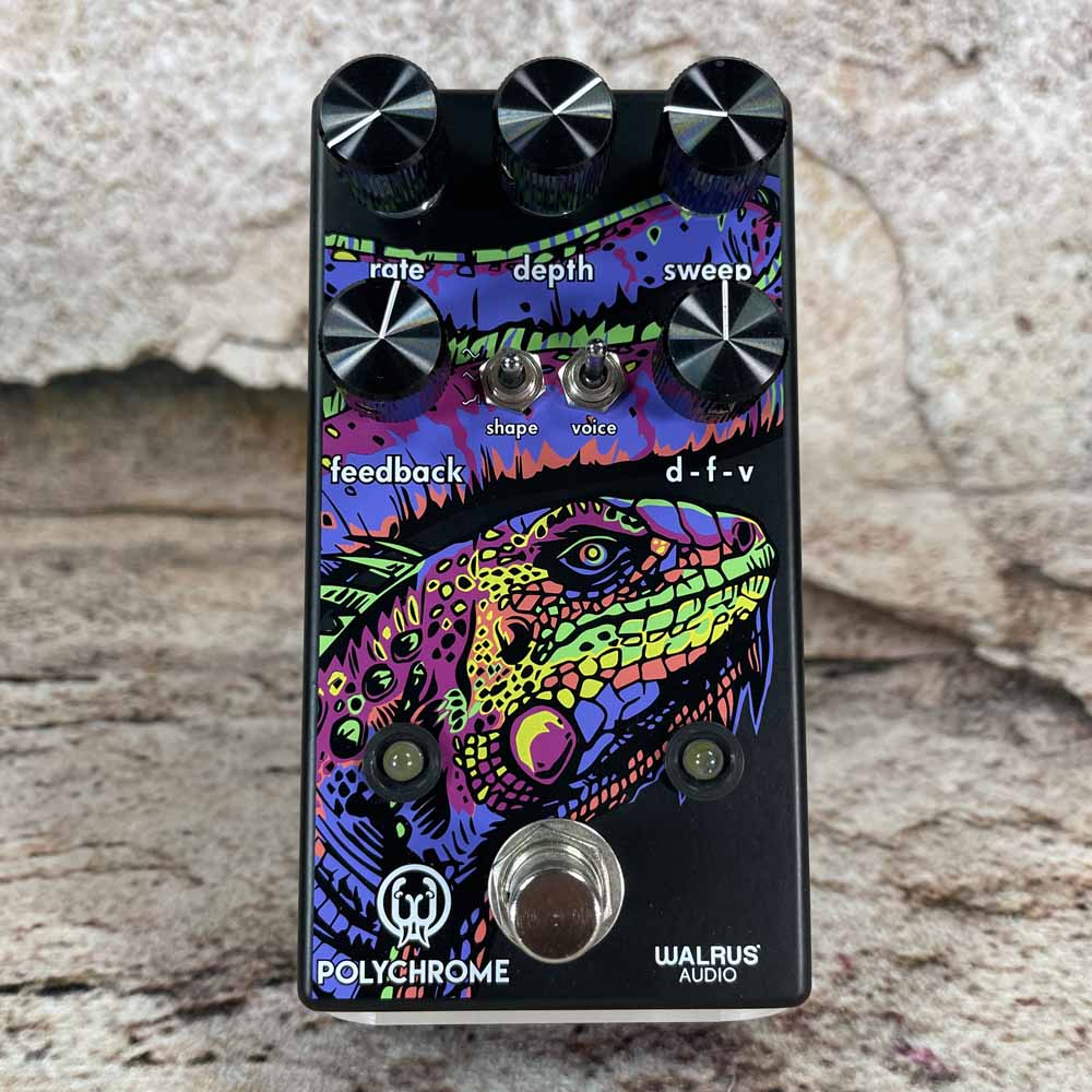 Used:  Walrus Audio Polychrome Flanger Pedal