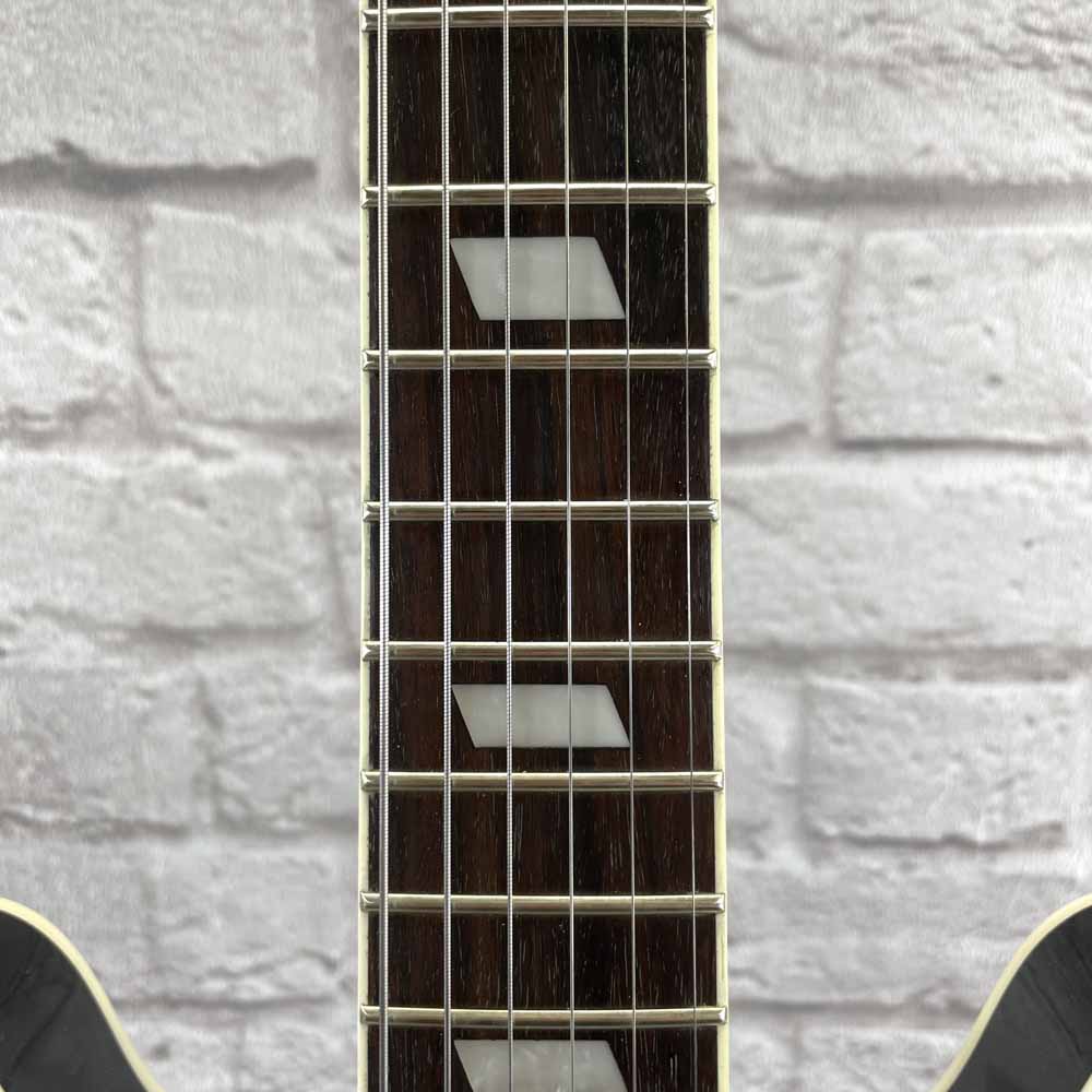 Used:  Epiphone Gary Clark Jr. Blak & Blu Casino w/ Bigsby
