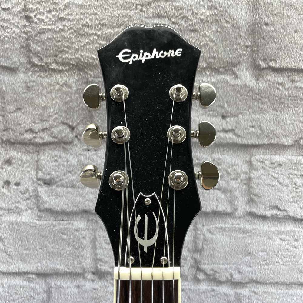 Used:  Epiphone Gary Clark Jr. Blak & Blu Casino w/ Bigsby