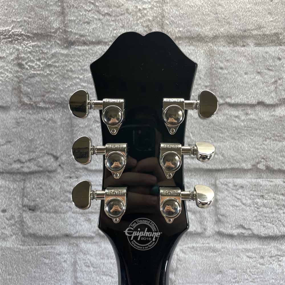 Used:  Epiphone Gary Clark Jr. Blak & Blu Casino w/ Bigsby