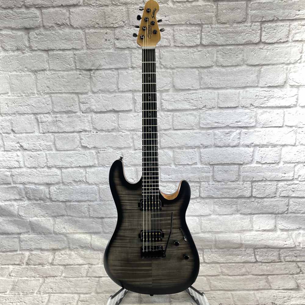 Used:  Sterling Rabea Massaad Signature Sabre Electric Guitar - Ashen Burst