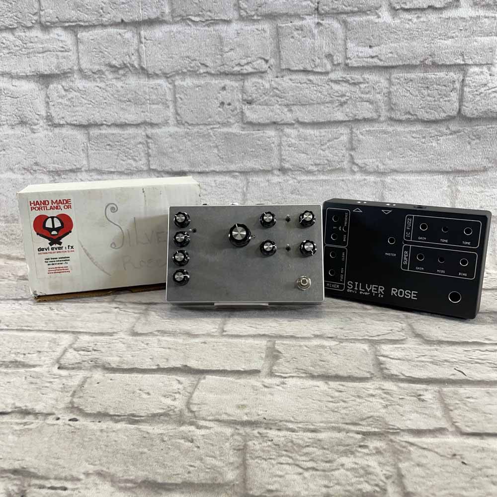 Used:  Devi Ever FX Prototype Silver Rose - Grey Box Proto and Black Box (Signed)