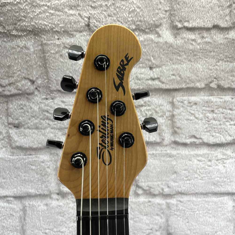 Used:  Sterling Rabea Massaad Signature Sabre Electric Guitar - Ashen Burst