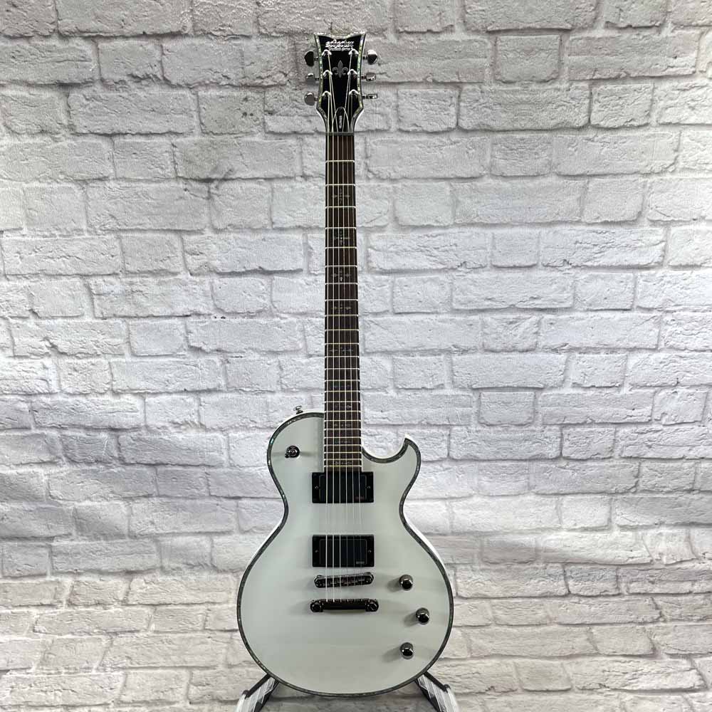 Used:  Schecter Guitars Solo 2 Hellraiser Electric Guitar - White