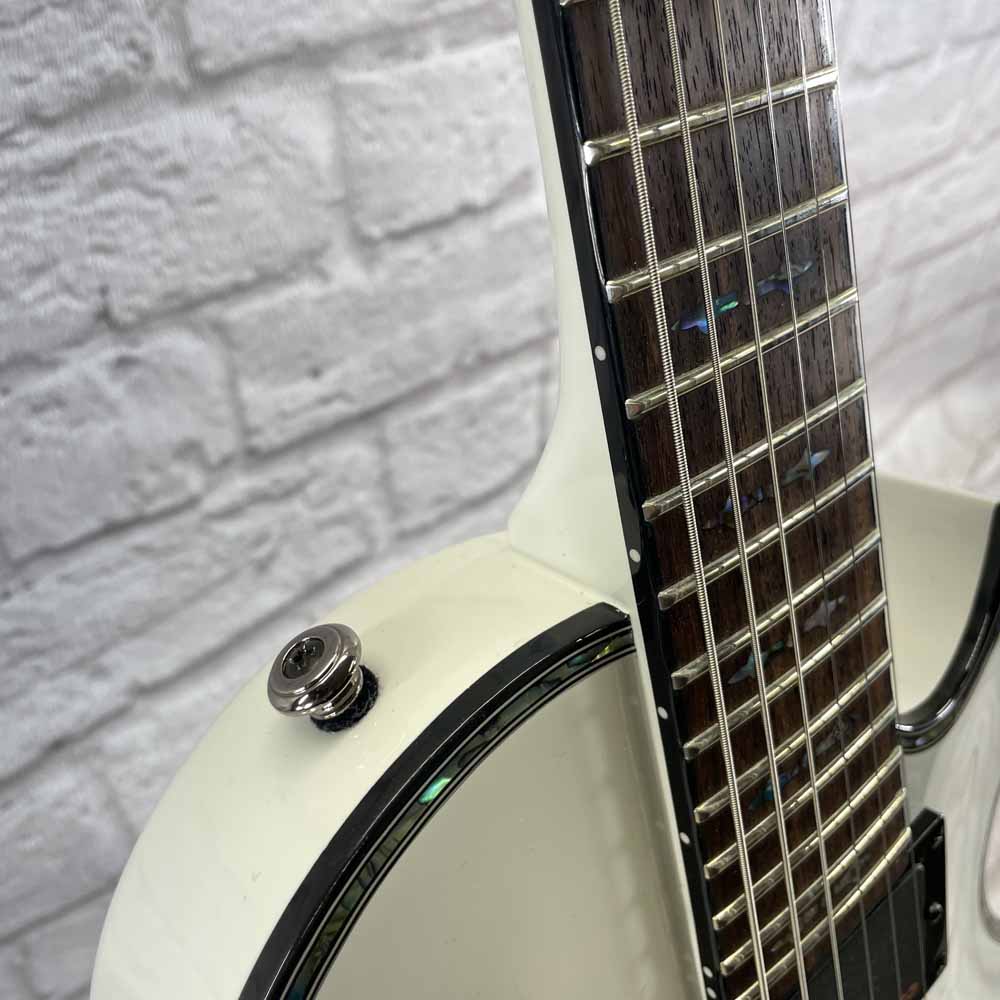 Used:  Schecter Guitars Solo 2 Hellraiser Electric Guitar - White