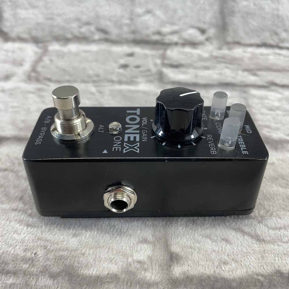 Used:  IK Multimedia TONEX One Amp Modeler/Cab Sim/Multi Effect Micro Pedal w/ X Sonic Airstep TX