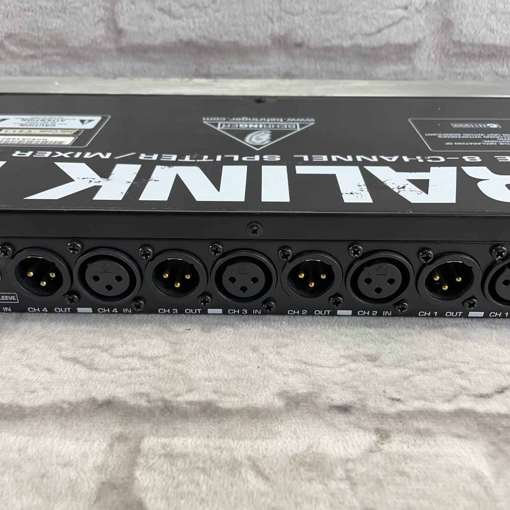 Used:  Behringer Ultralink Pro 8 Channel Splitter/Mixer MX882