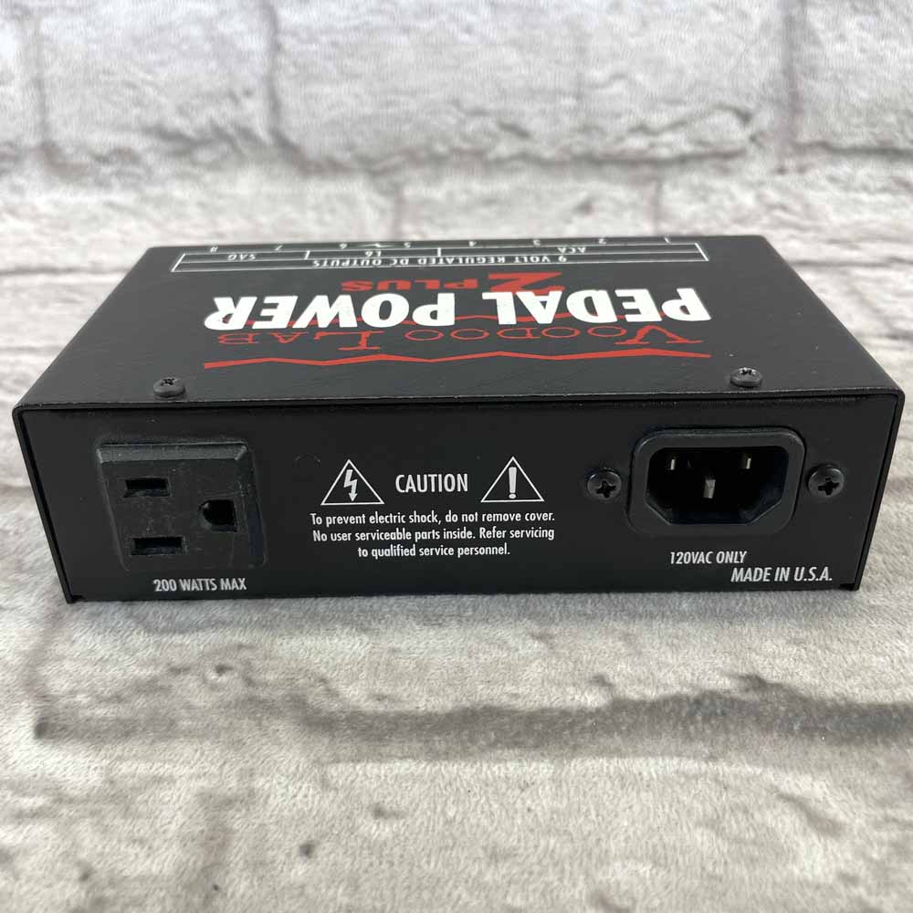 Used:  Voodoo Lab Pedal Power 2 Plus 120V Power Supply