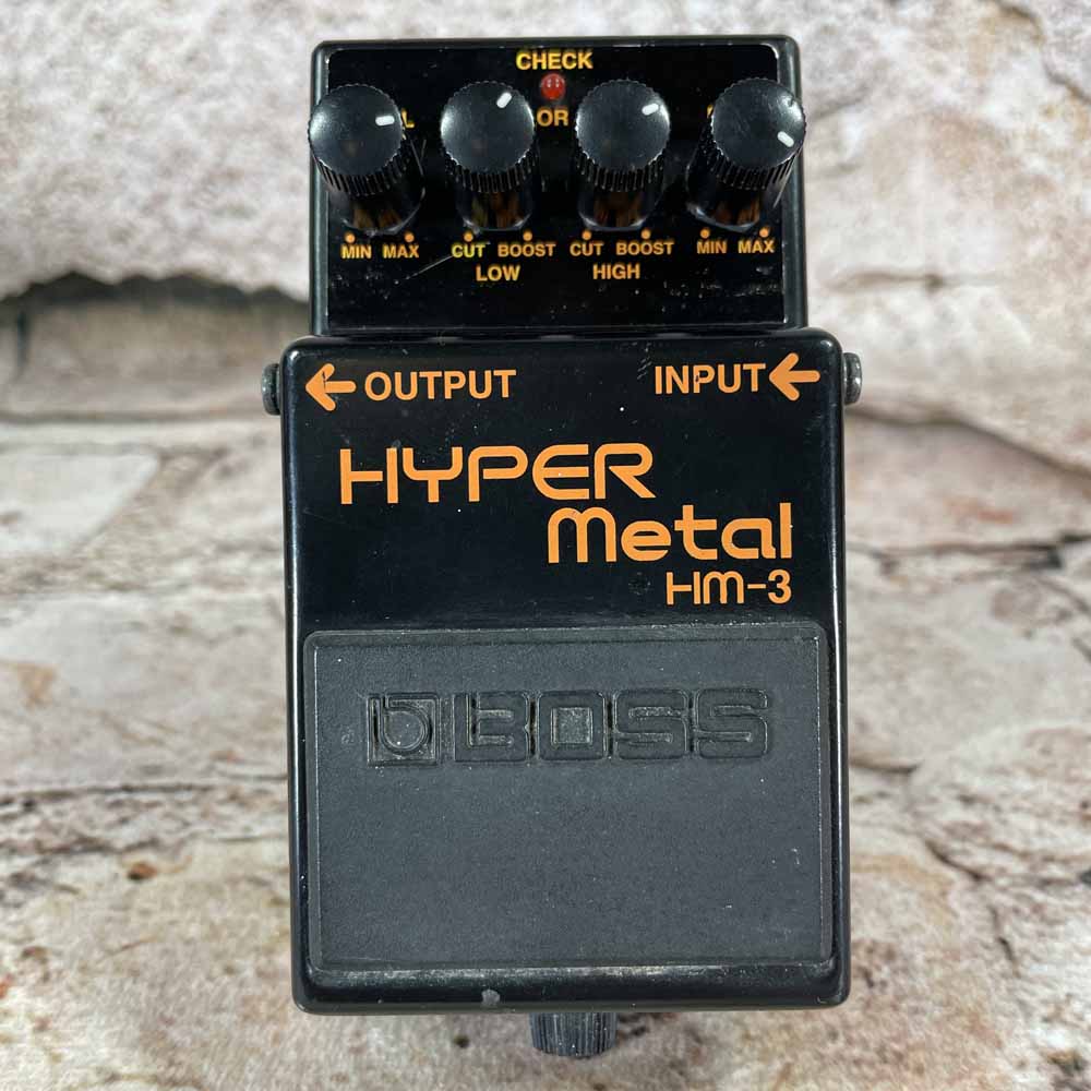 Used:  Boss HM-3 Hyper Metal Distortion Pedal