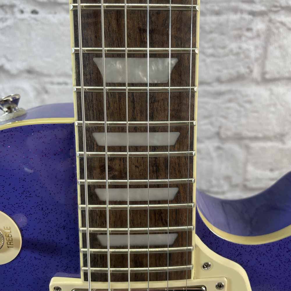 Used:  Epiphone AMS Exclusive Les Paul Standard 60s Electric Guitar - Purple Sparkle