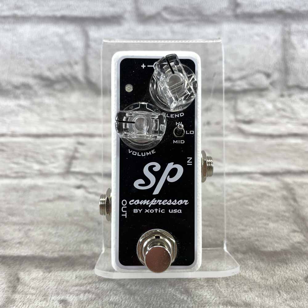 Used:  Xotic Effects SP Compressor Pedal