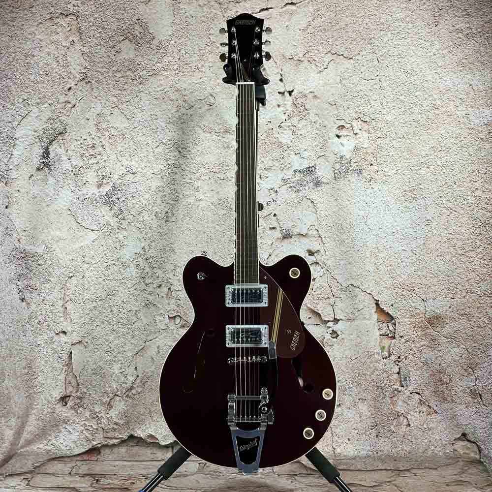 Gretsch G2604T Limited Edition Streamliner Rally II Two-Tone Oxblood/Walnut Stain