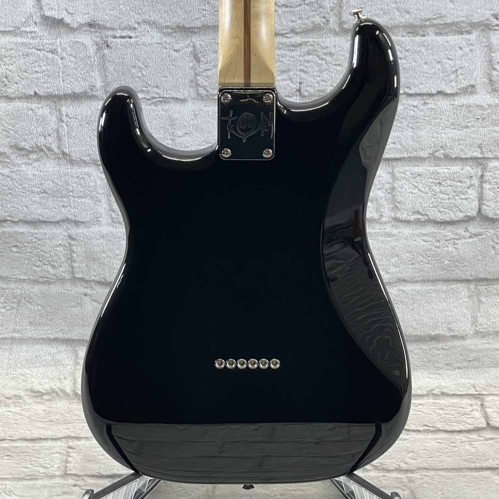 Used:  Fender Tom Delonge Stratocaster Electric Guitar  - Black