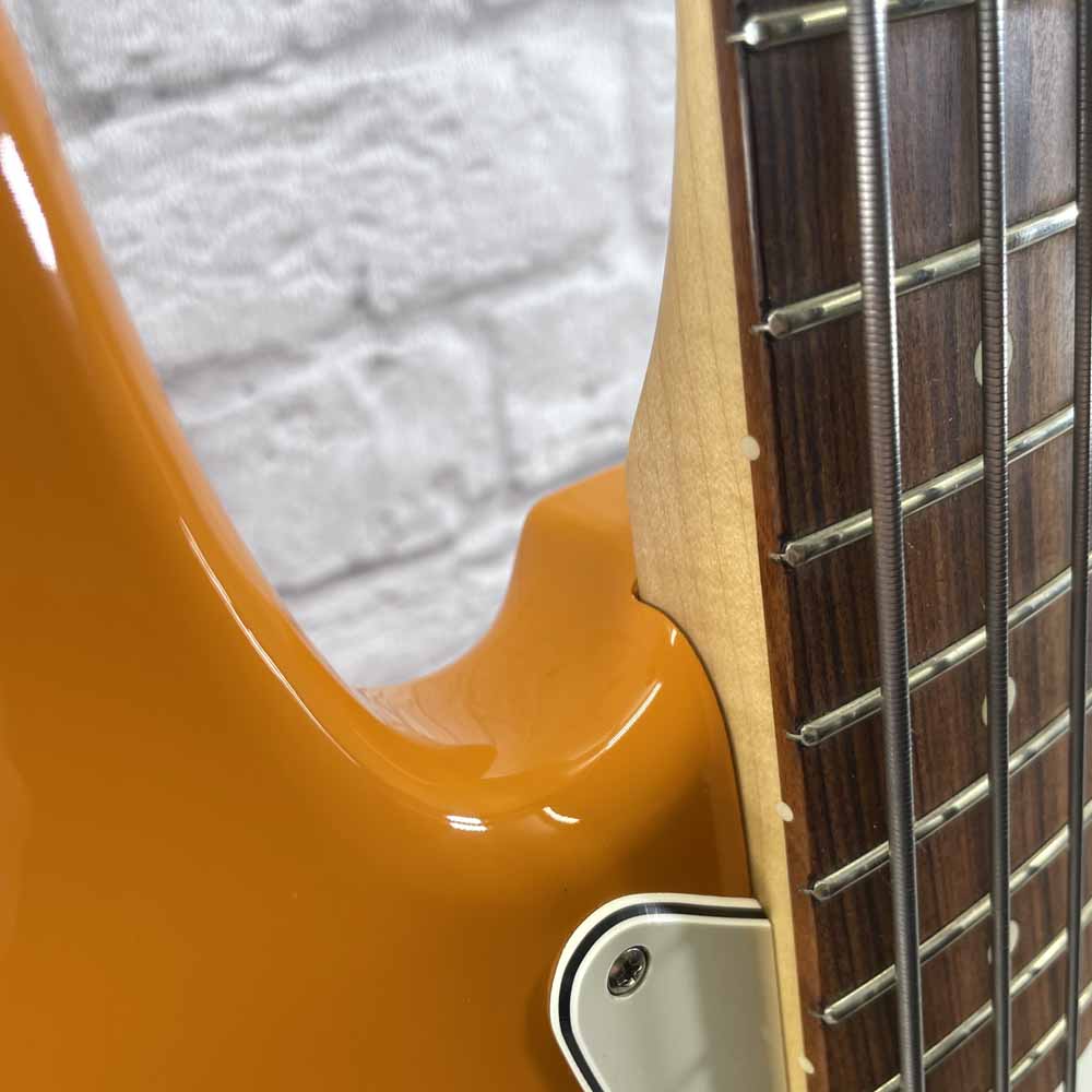 Used:  Fender Player Jazz Bass Guitar - Capri Orange