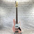 Used:  G&L Guitars JB-5 5-String Bass Guitar - Shell Pink
