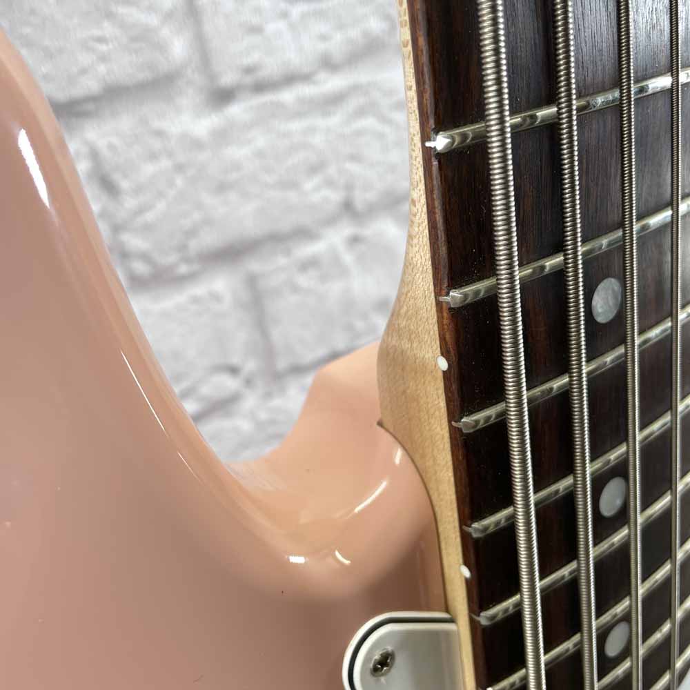 Used:  G&L Guitars JB-5 5-String Bass Guitar - Shell Pink