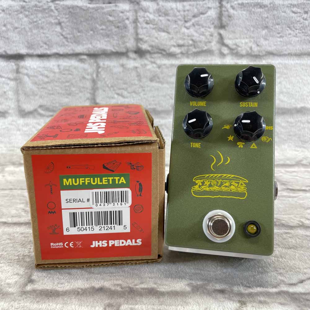 Used:  JHS Pedals Muffuletta Distortion/Fuzz Pedal