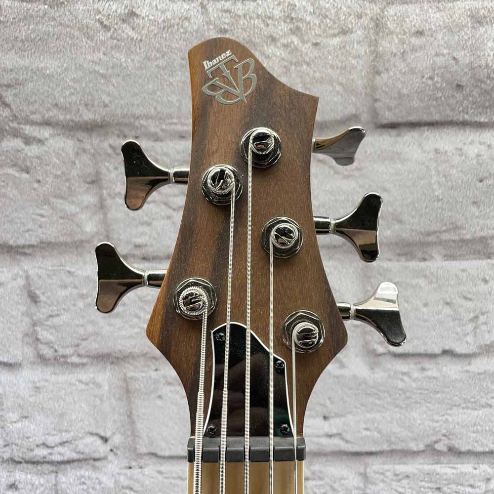 Used:  Ibanez BTB685SC Terra Firma 5-String Bass Guitar - Natural