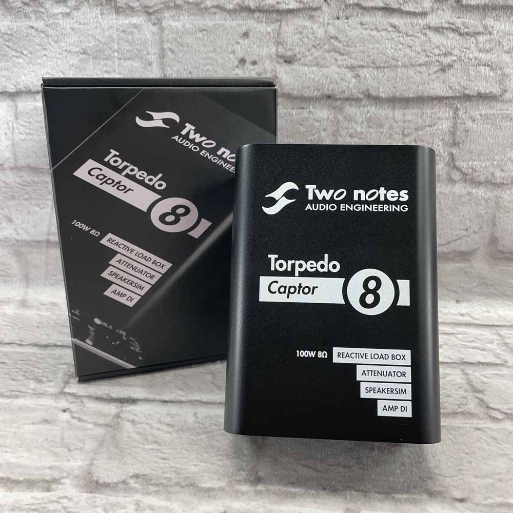 Used:  Two Notes Audio Engineering Torpedo Captor Load Box/Attenuator/DI - 8 ohm