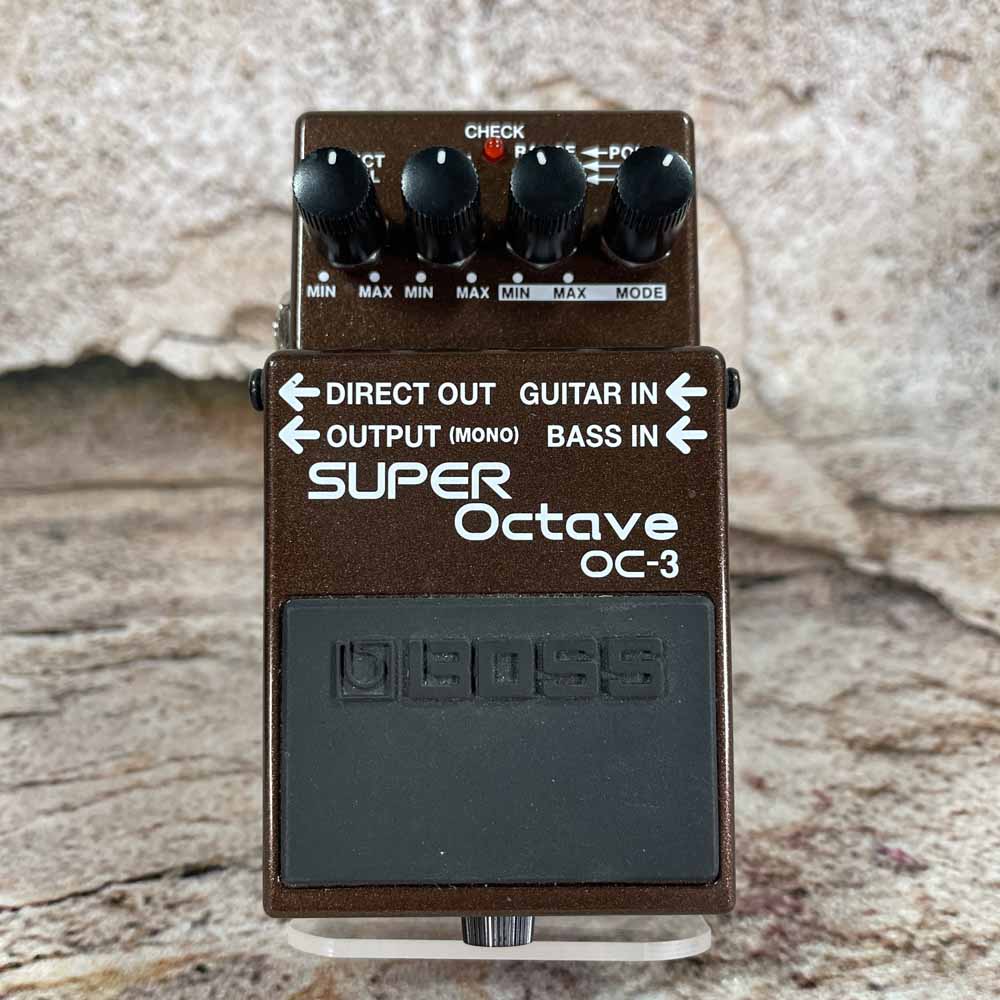 Used:  Boss OC-3 Super Octave Pedal