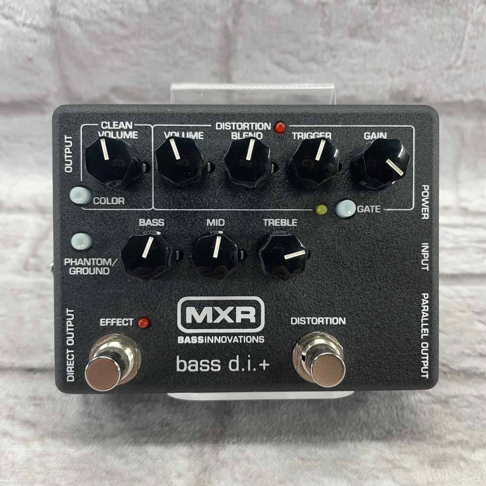 Used:  MXR Bass D.I.+ - Distortion Pedal